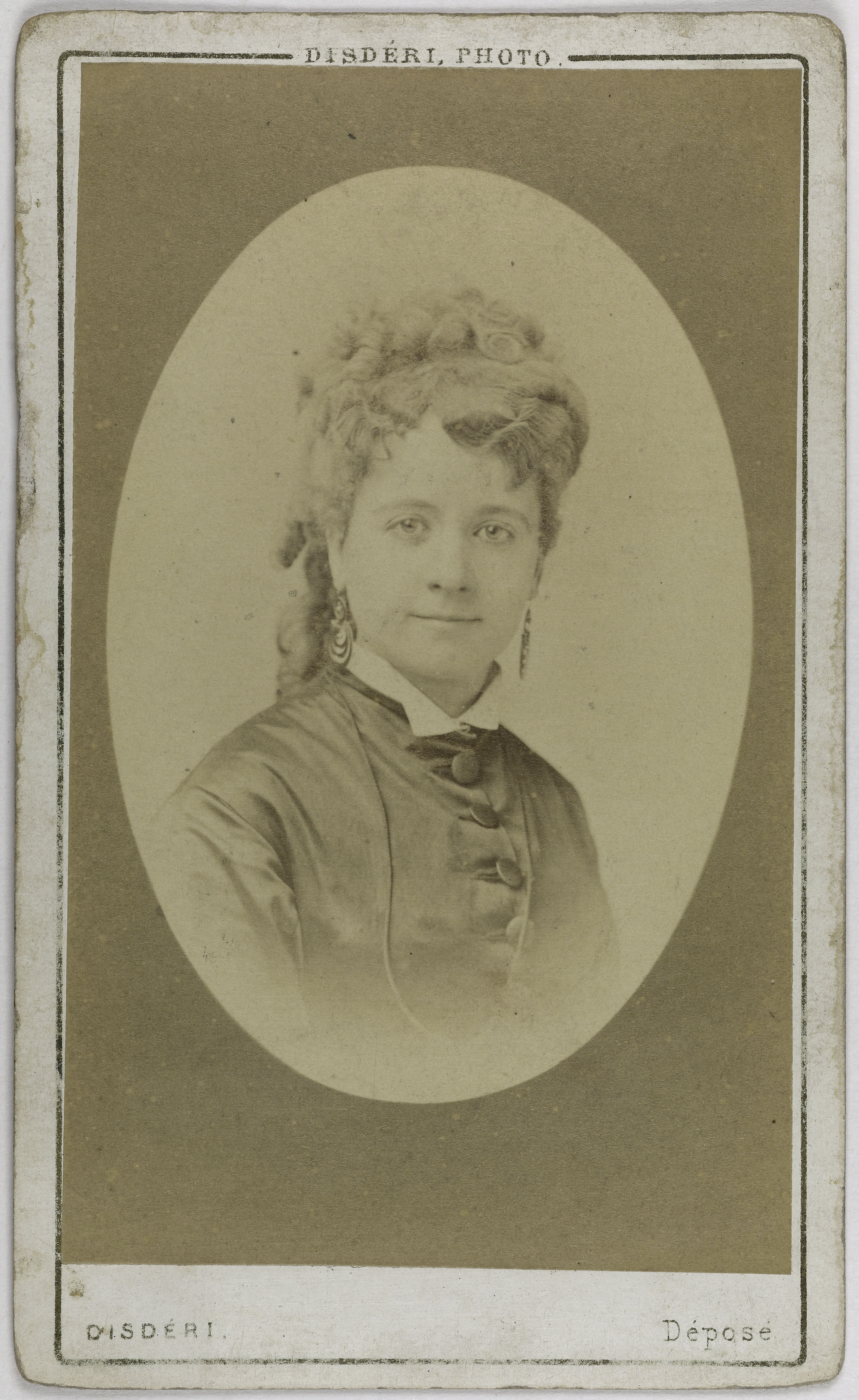 André-Adolphe-Eugène Disdéri, Portrait de Perrot Marthe (?), (actrice)