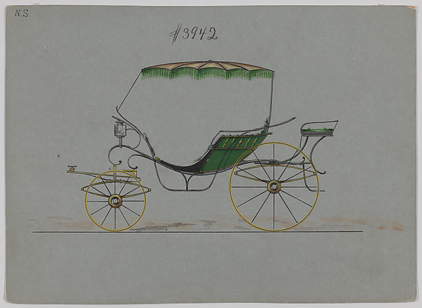 Brewster & Co., Design for Pony Phaeton, no. 3942