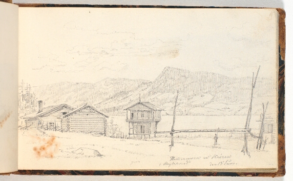 Martinus Rørbye, Landskab med bondegårde