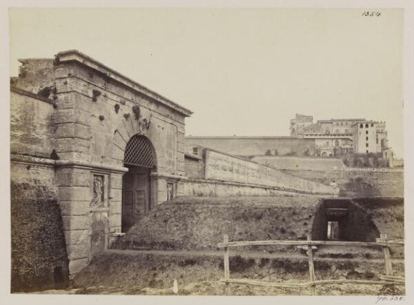 Parker, John Henry, Gates of Rome - Porta Angelica in the Borgo, or Leonine City, A.D. 1540