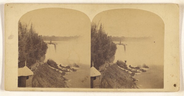 George Stacy, Goat Island, View from the Lower End, looking toward the Canada side.