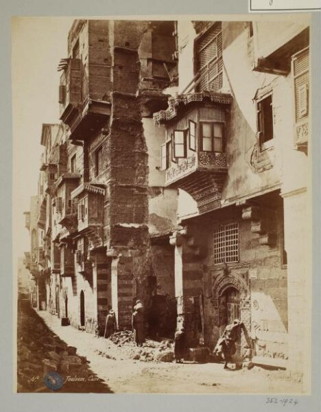 Unknown, The Ziyada street next to Ibn Tulun mosque, Cairo
