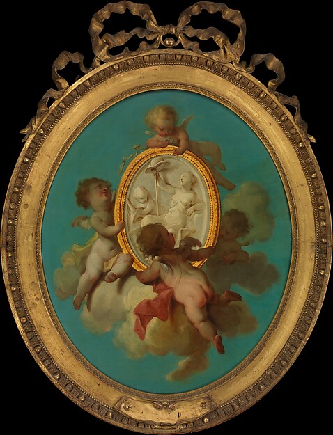 Charles Dominique Joseph Eisen, Putti with a Medallion