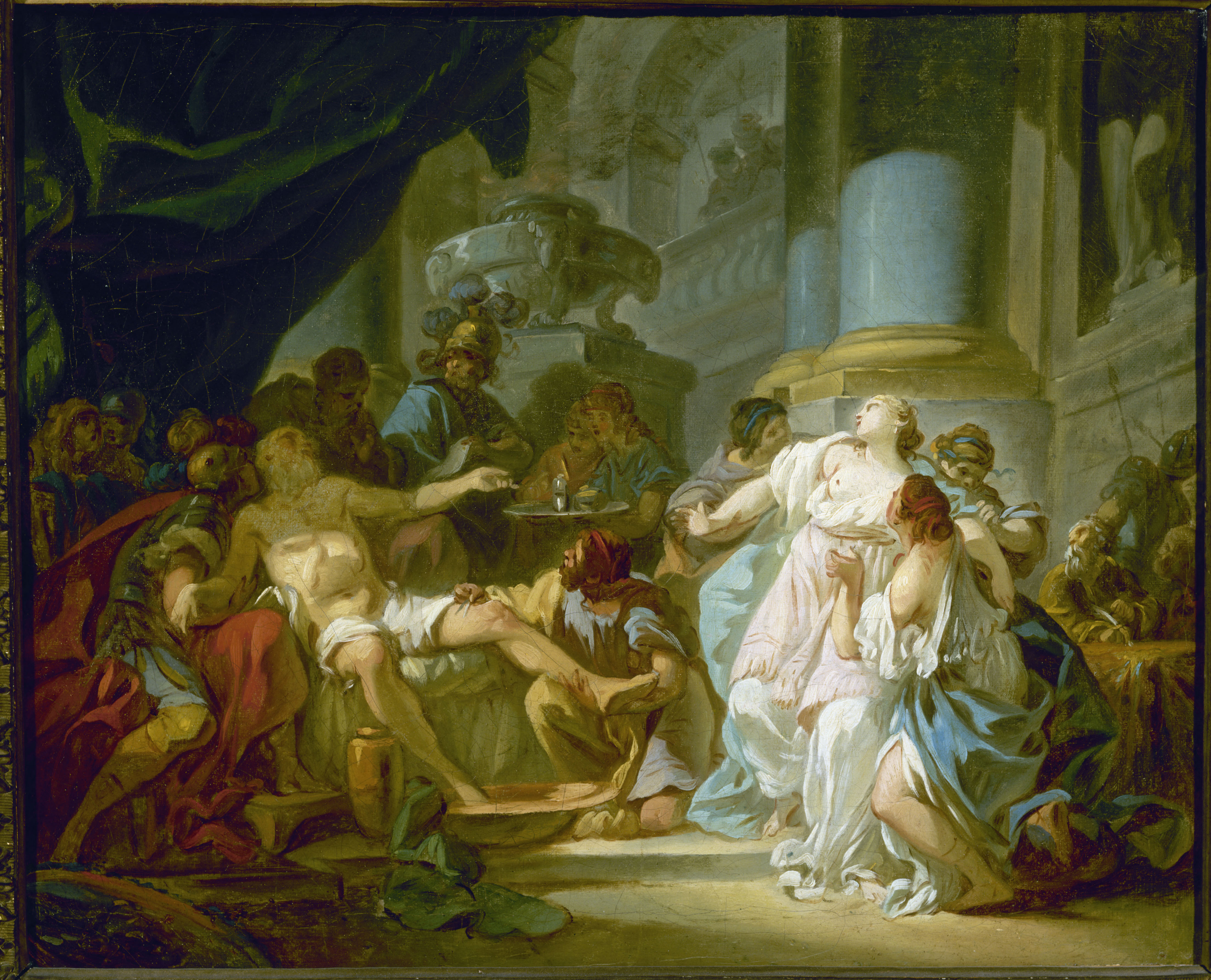 Jacques-Louis David, La Mort de Sénèque