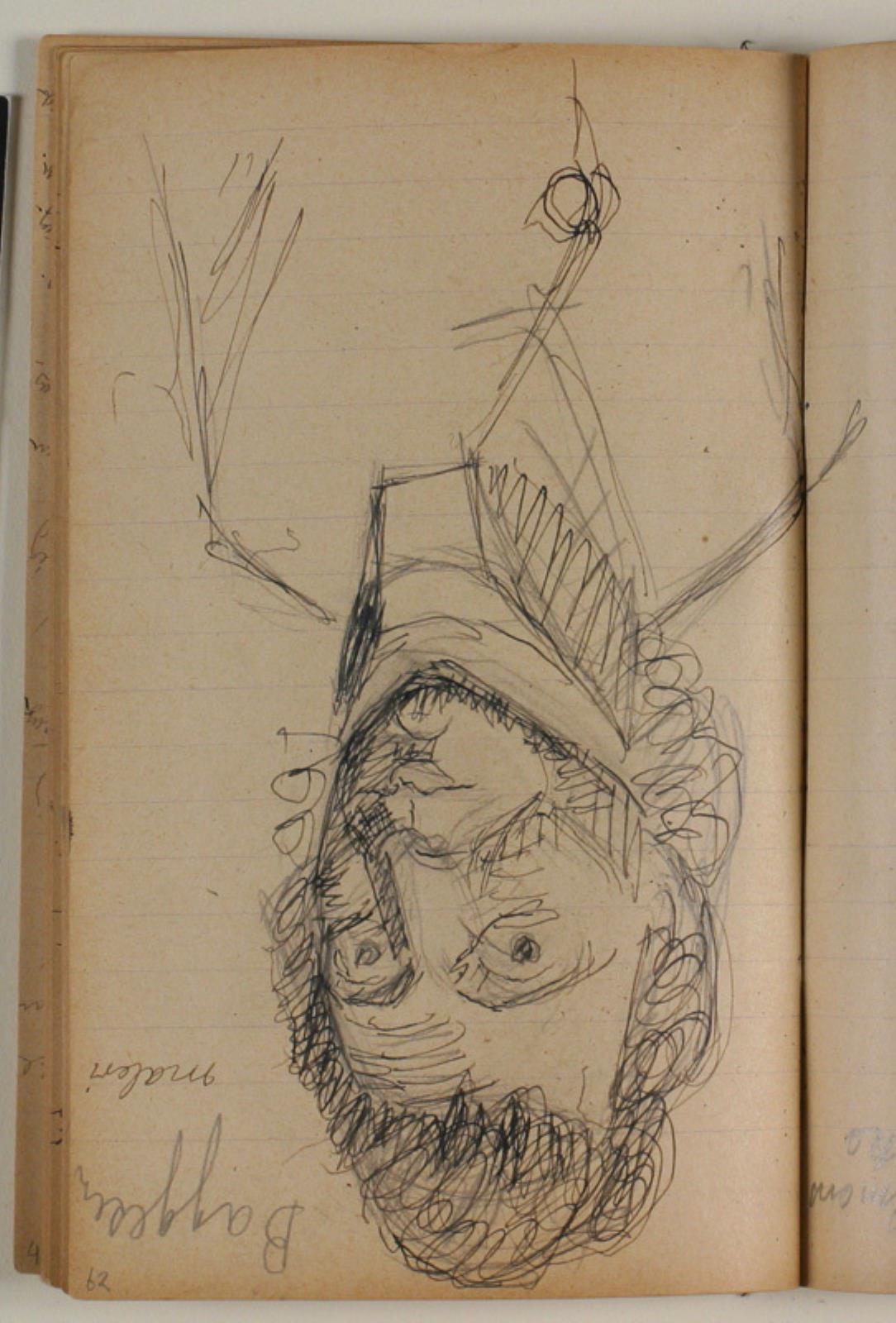 Niels Larsen Stevns, Studie af Jens Baggesen efter maleri på Frederiksborg