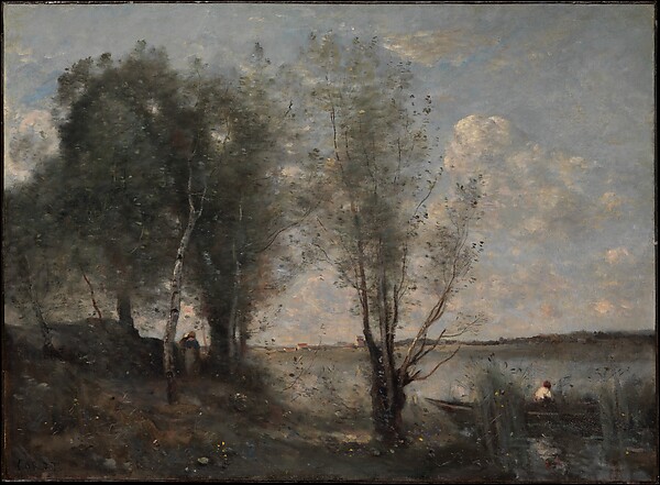 Camille Corot, Boatman among the Reeds