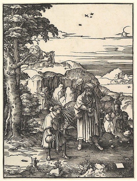 Lucas van Leyden, Abraham Going to Sacrifice Isaac