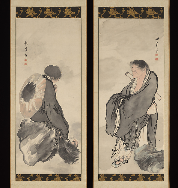 Yosa Buson, Hanshan and Shide