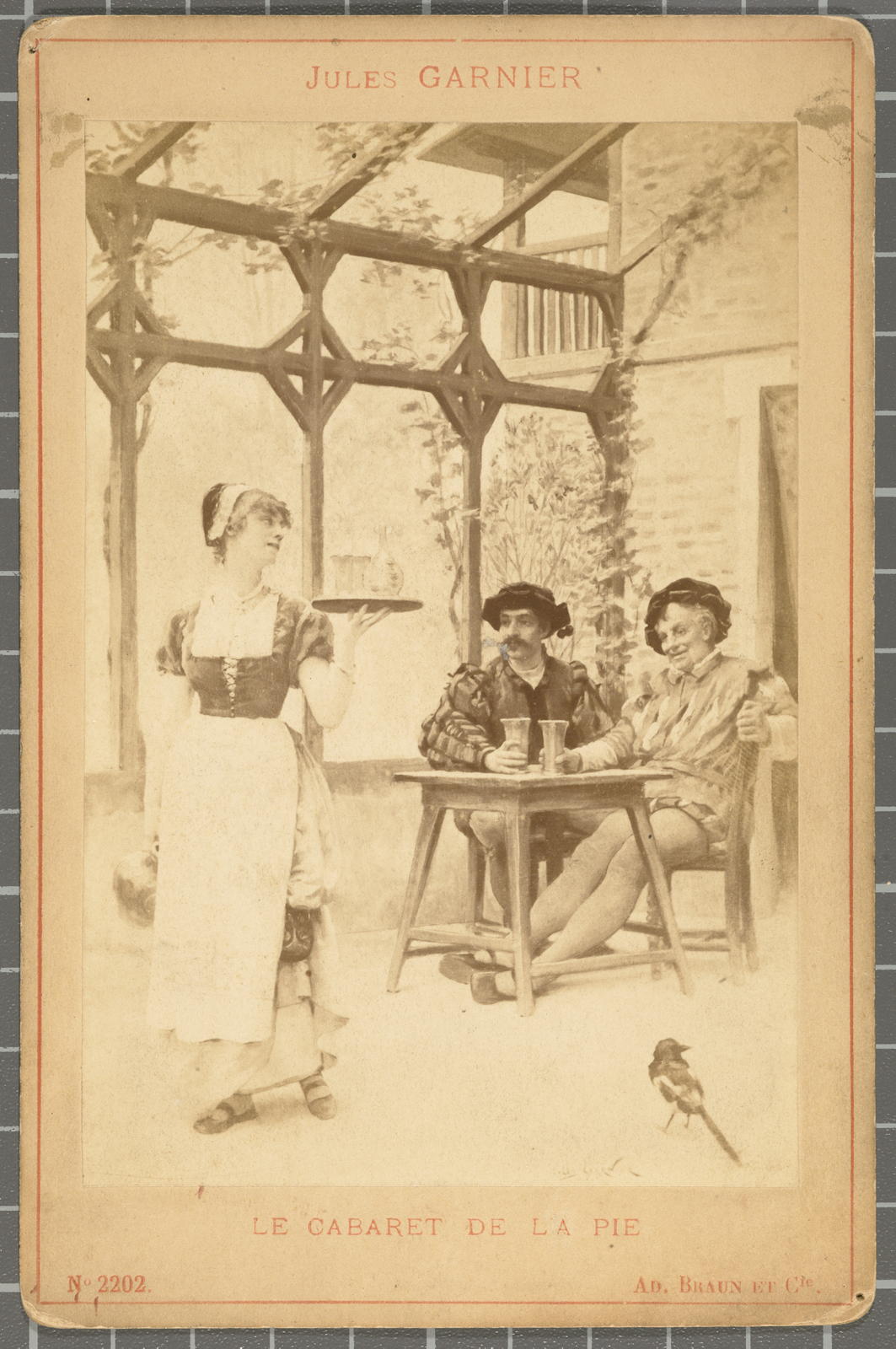 Desconegut, No. 2202. Le Cabaret de la Pie. A.D. Braun et Cie Jules Garnier