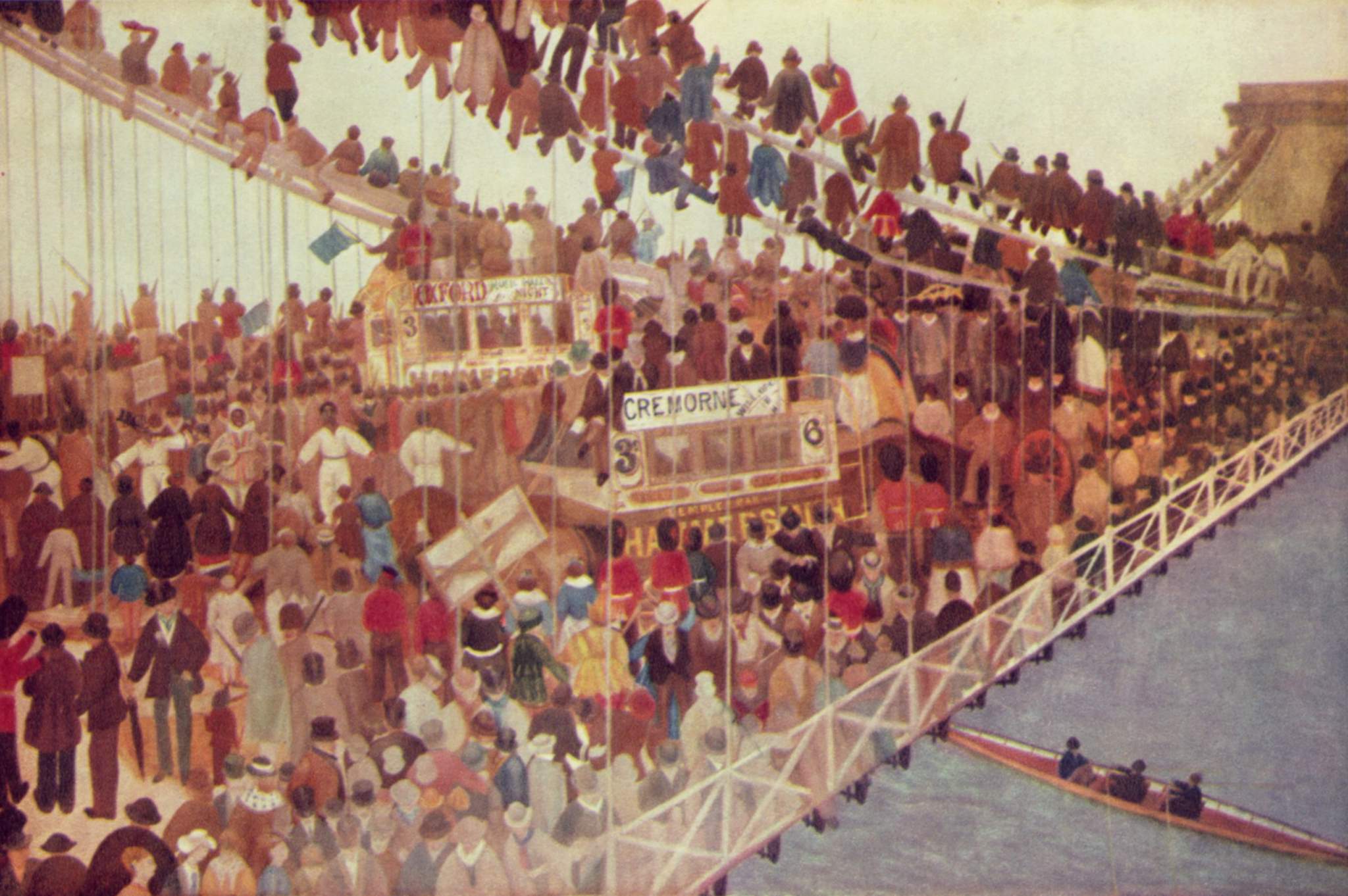 Walter Greaves, Hammersmith Bridge on Boat-race Day