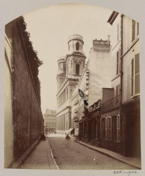 Atget, Jean-Eugène-Auguste, Church of St Sulpice, Paris, France