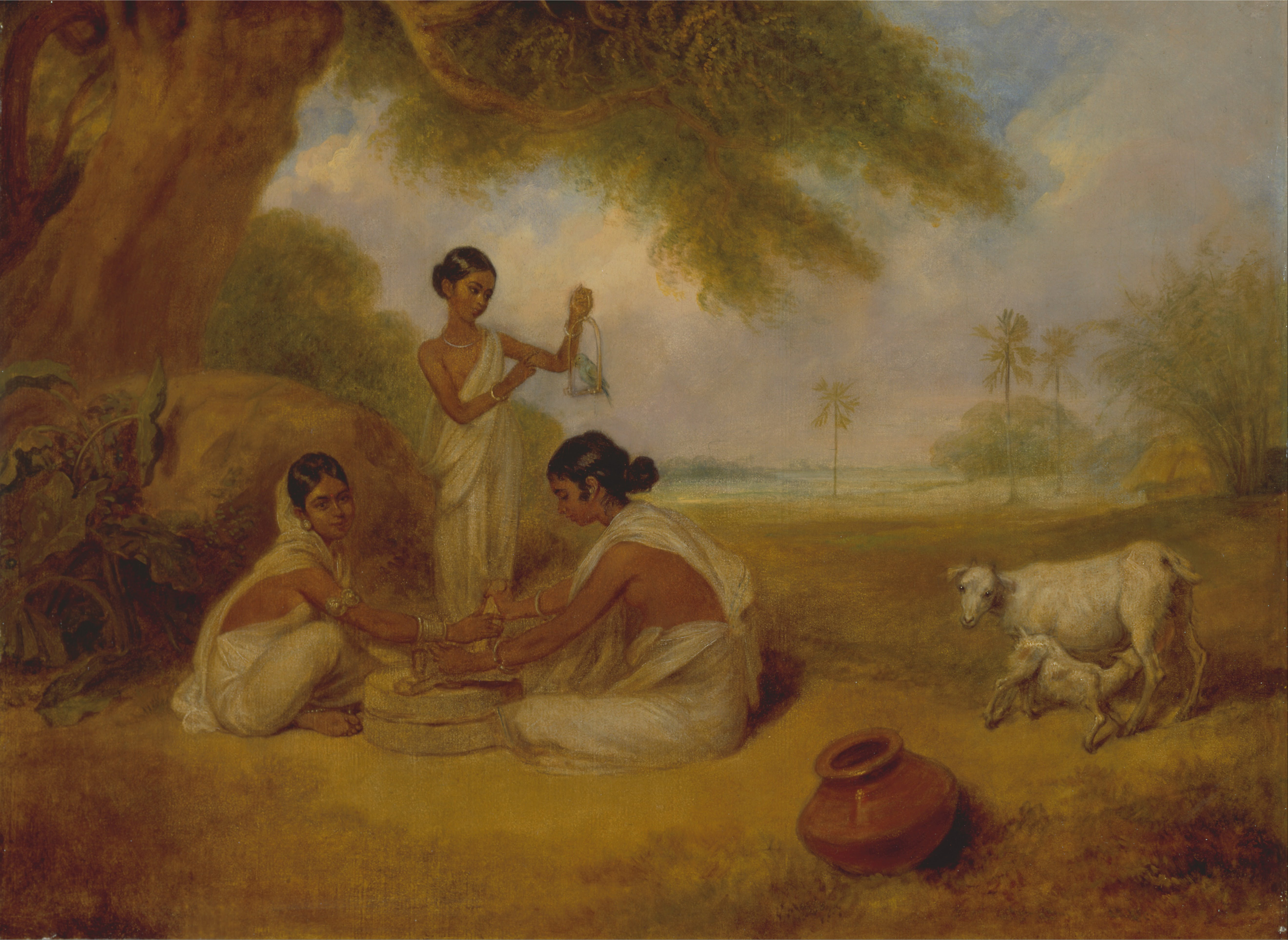 Arthur William Devis, Grinding Corn