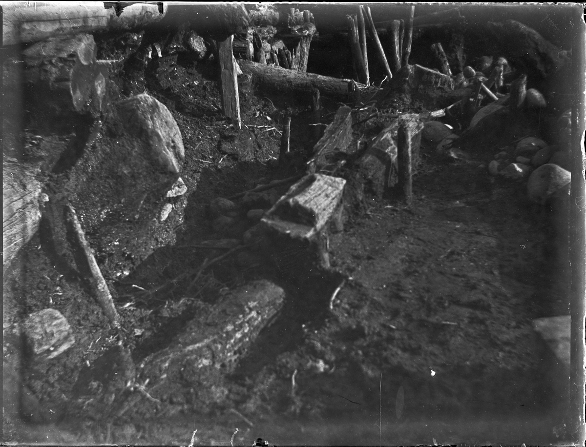 Okänd,, Archaeological excavation, Studentholmen, Uppsala 1907