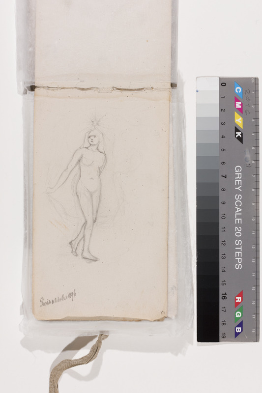 Lilly (autor) Walther, Naisfiguur. Leht visandite albumist