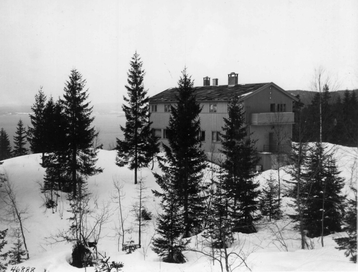 Anders Beer Wilse, Rotarystua,Vinter, Sno