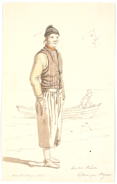 Martinus Rørbye, Anders Kruse. Fisker paa Skagen