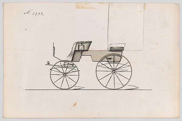 Brewster & Co., Design for T-Cart, no. 3393