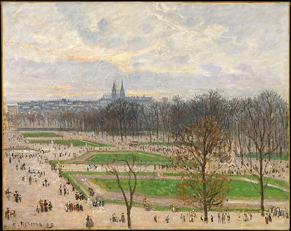 Camille Pissarro, The Garden of the Tuileries on a Winter Afternoon