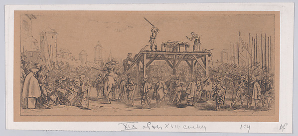 Anonymous, Copy of La Roue (The Wheel), plate 14 from "Les Misères et les Mal-Heures de la Guerre" (The Miseries and Misfortunes of War)