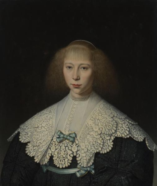Dirck van Santvoort, Portrait of Agatha Geelvinck (1617-1638)
