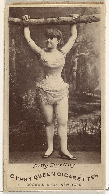 Goodwin & Company, Kitty Darling, from the Actors and Actresses series (N171) for Gypsy Queen Cigarettes