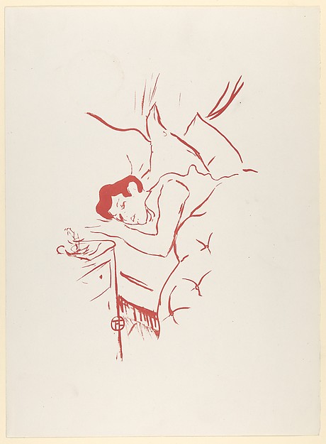 Henri de Toulouse-Lautrec, Your Mouth (from Les Vieilles Histoires)