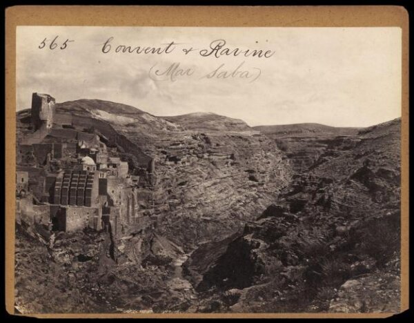 Francis Frith, Convent & Ravine (Mar Saba)