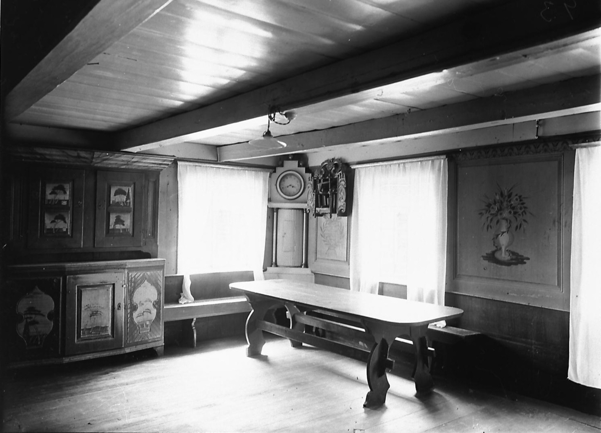 Nordiska Museet, Interiør, Bortistu Neby, Tynset, 1927.