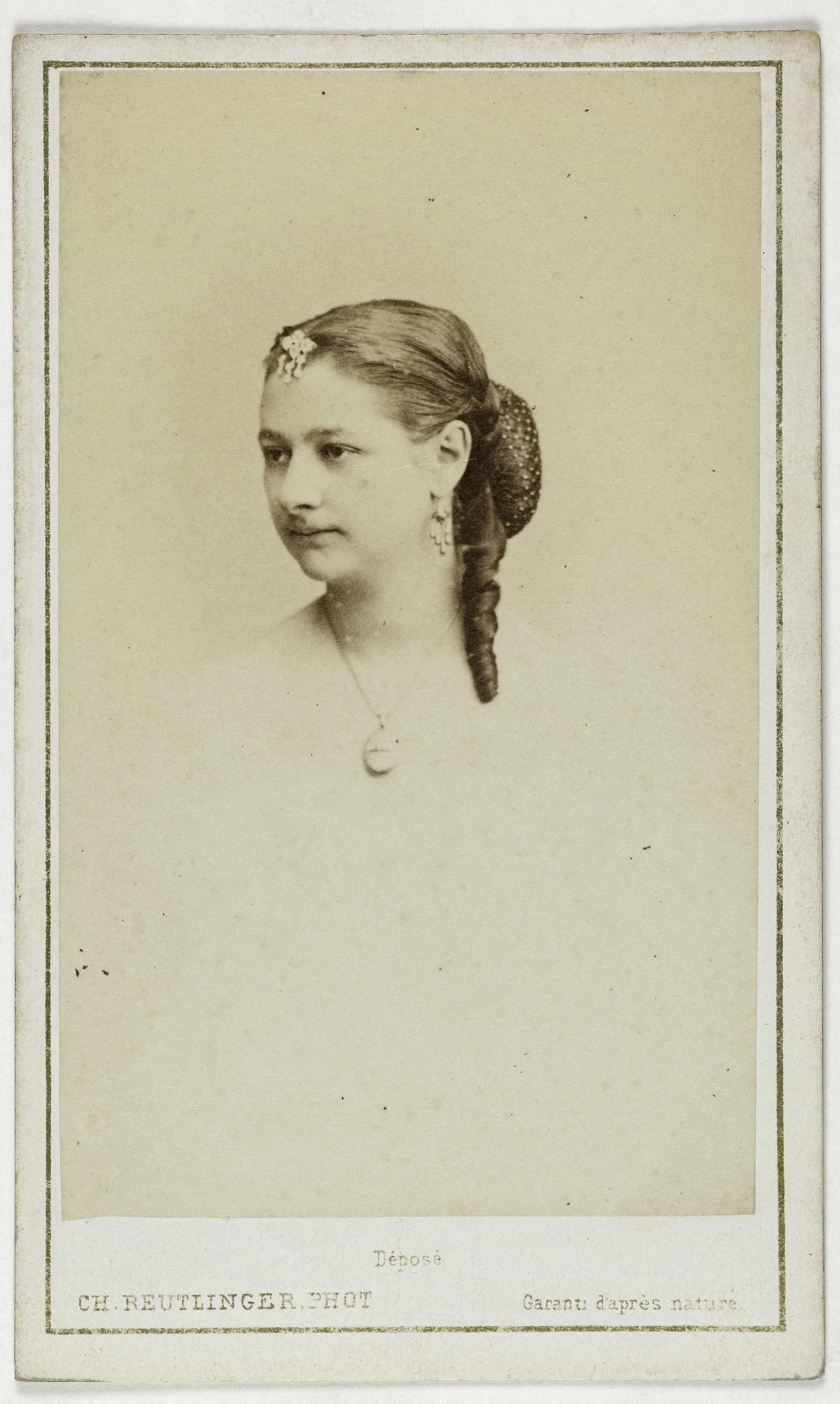 Charles Reutlinger, Portrait de Julia Henry, actrice