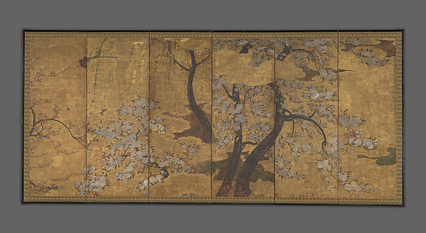 Unidentified artist, Cherry, Plum and Willow Trees