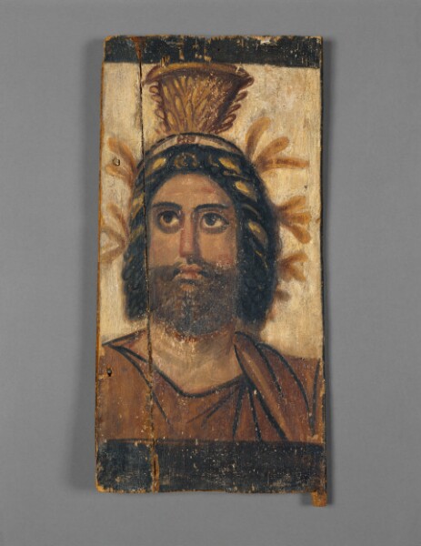 Unknown, Panel with Painted Image of Serapis