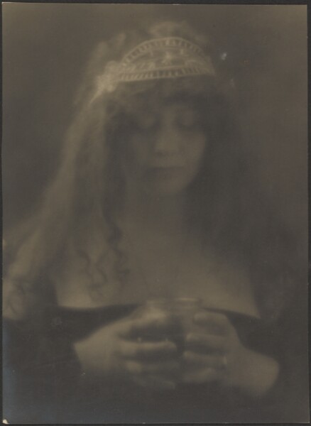Louis Fleckenstein, [Woman Holding Vase]