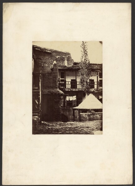 Unknown, [Building with tree]