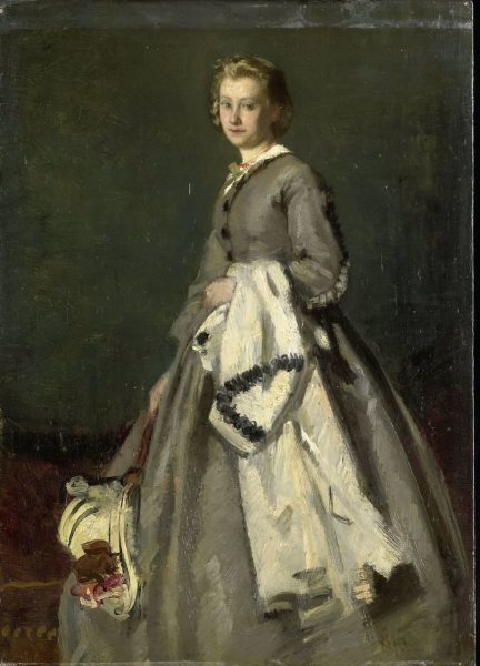 August Allebé, A young Woman