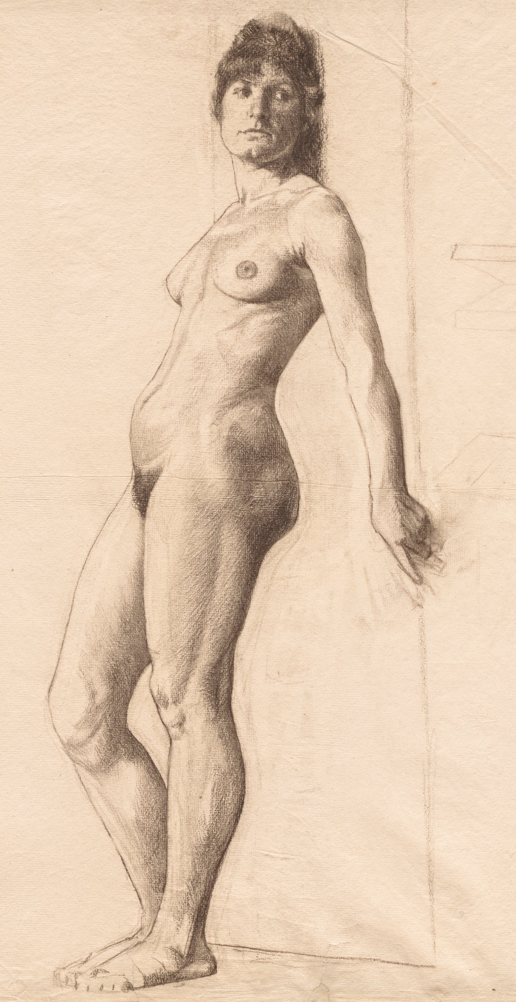 Otto H. Bacher, Standing Nude Model