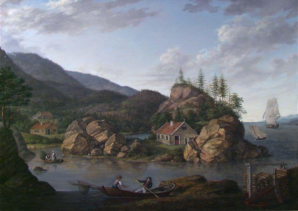Jacob Munch, An Outhabour near Moss