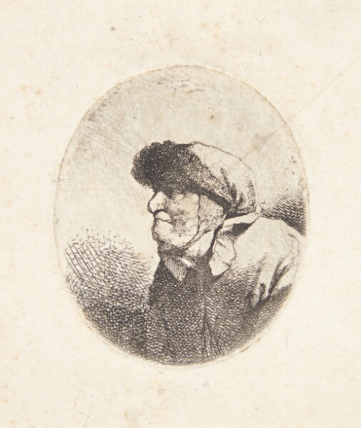 Cornelis Pietersz Bega, Brystbillede af en gammel kvinde