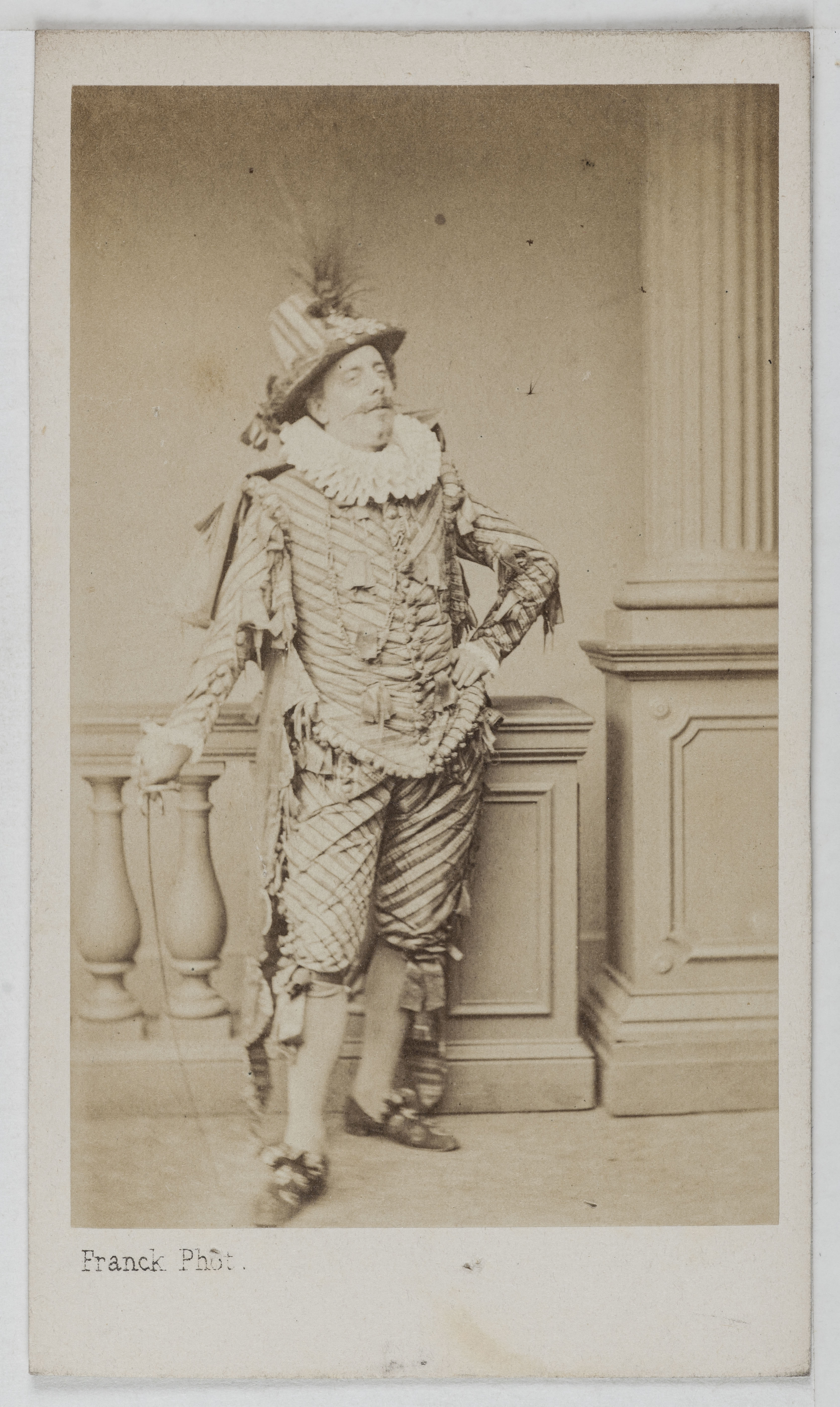 Franck, Portrait de Jean-Auguste Parade (-1885), acteur de théâtre.