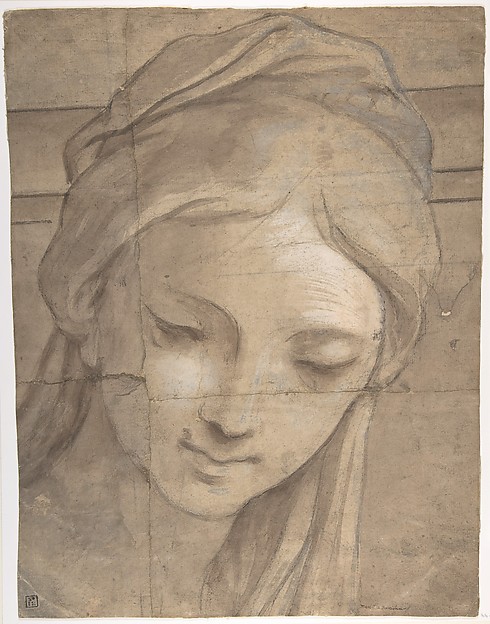 Carlo Cignani, Head of a Young Woman in Three-Quarter View Facing Left
