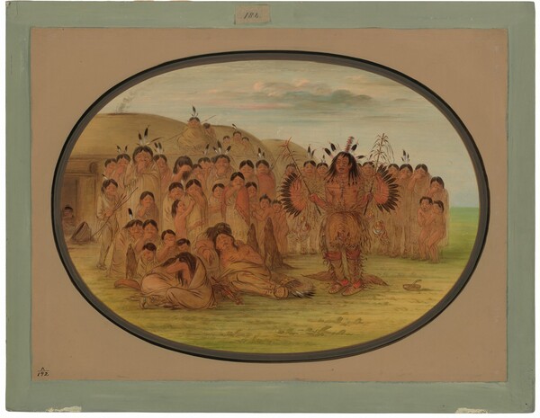 George Catlin, A Mandan Medicine Man