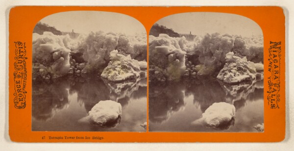 George E. Curtis, Terrapin Tower from Ice Bridge. [Niagara Falls, New York]