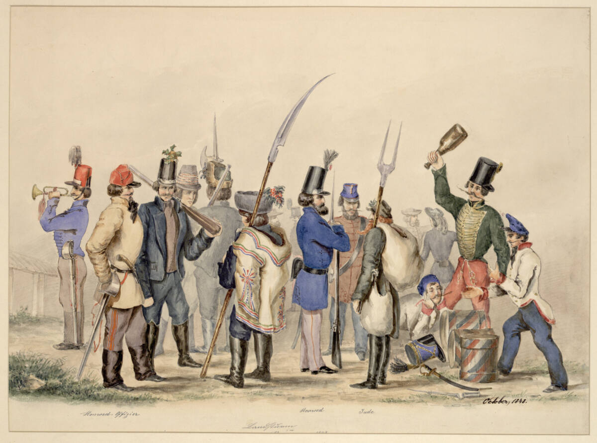 Anonym, Der Landsturm in Ungarn 1848