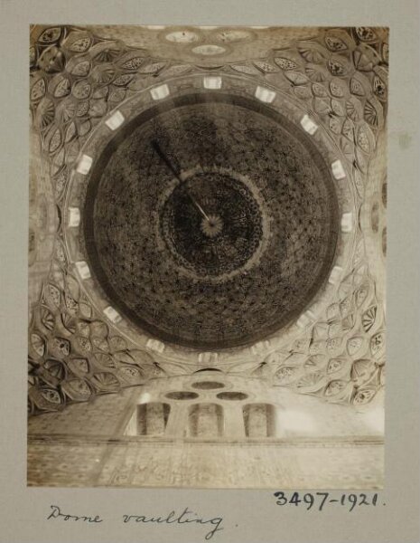K.A.C. Creswell, Dome vaulting in the mausoleum of Mamluk Sultan al-Adil Tumanbay, Cairo