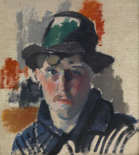 Rik Wouters, Self Portrait in a Green Hat