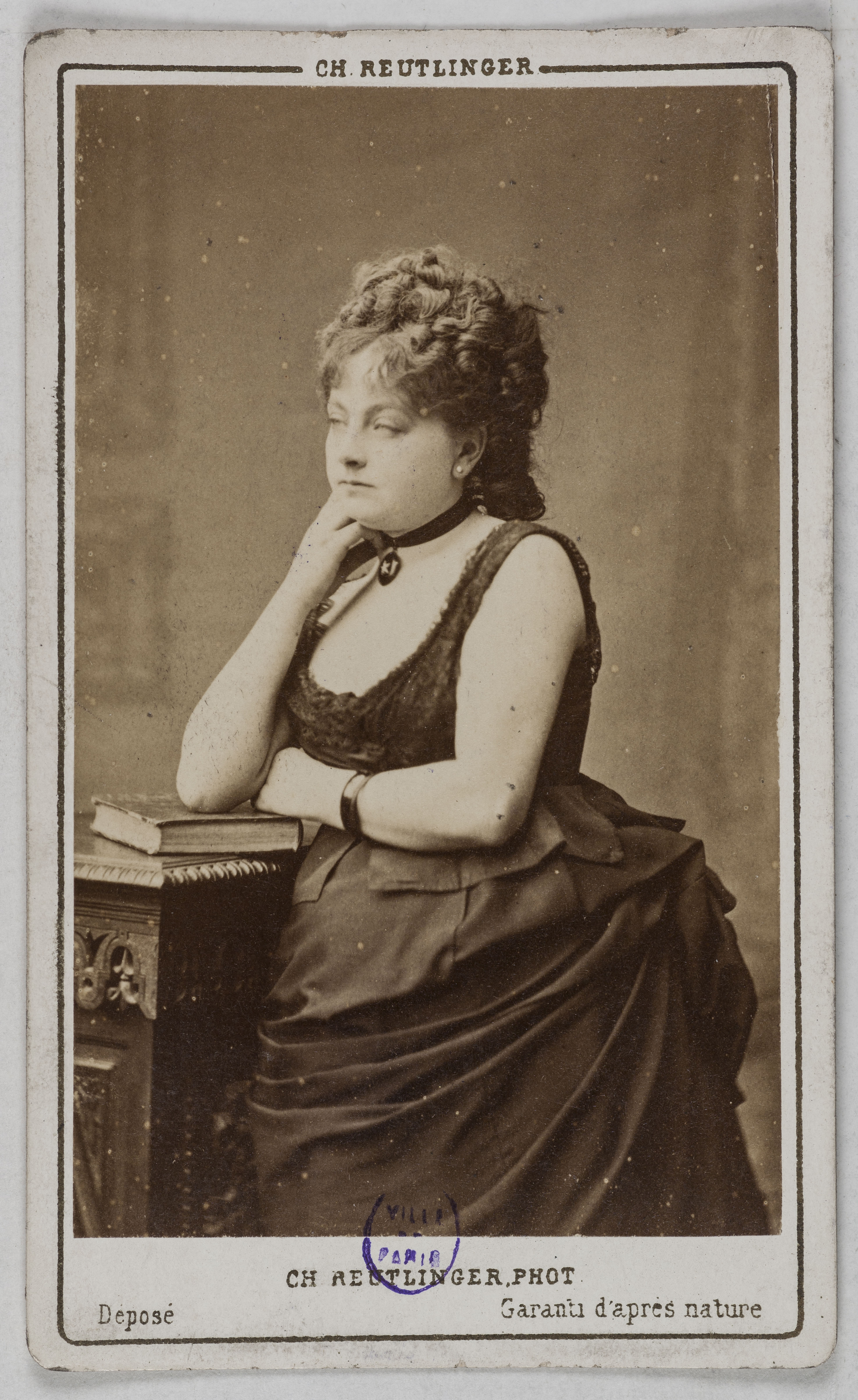 Charles Reutlinger, Portrait de Kleber, actrice.