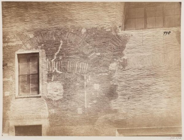 Parker, John Henry, Construction - Brickwork in the Church of S. Hadrian, in the Forum Romanum, A.D. 626.