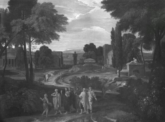 Francisque Millet, Landscape: Christ and his followers