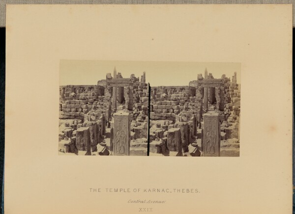 Francis Frith, The Temple of Karnac, Thebes. Central Avenue