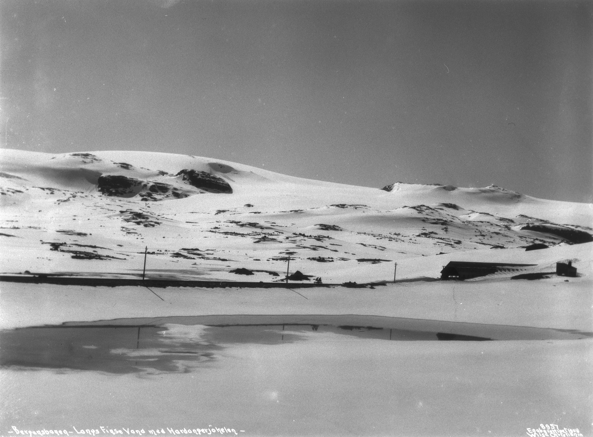 Anders Beer Wilse, Prot: Hardangerjøklen med Finsevann 29/5 1908