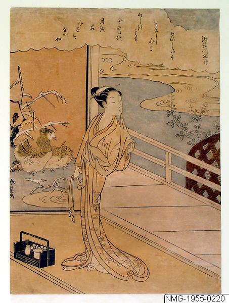 Suzuki Harunobu, Träsnitt, Bildkonst, Woodcut, Print, Woodblock